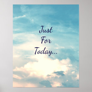 Póster Apenas para el hoy…