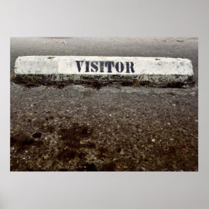 Póster Apenas un visitante