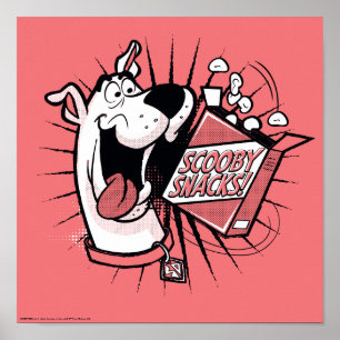Póster Aperitivos Scooby-Doo Halftone Scooby