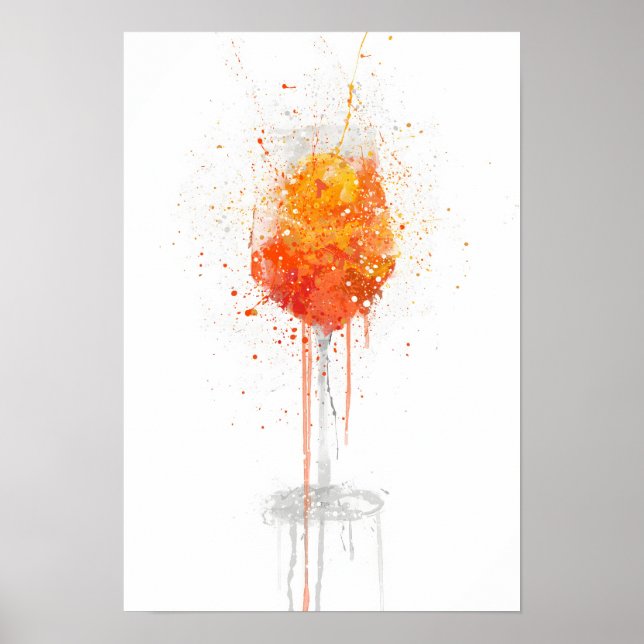 Póster Aperol Spritz Cocktail (Frente)