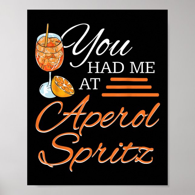Póster Aperol Spritz Fiesta de cola Bebida de alcohol Noc (Frente)