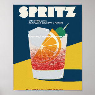 Póster Aperol spritz vintage