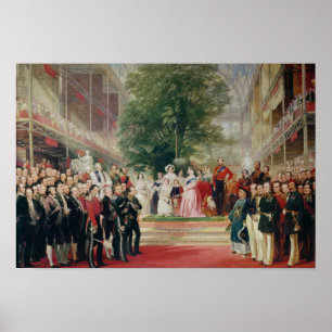 Póster Apertura de la Gran Exposición, 1851-52