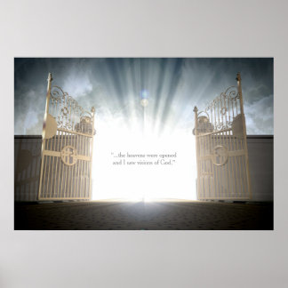 Póster Apertura de las puertas del cielo