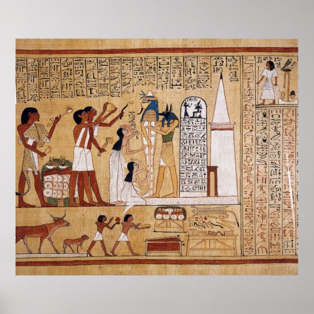 Póster Apertura del libro de la ceremonia de la boca de l (Frente)