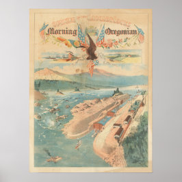 Póster Apertura vintage de CascadeLocks