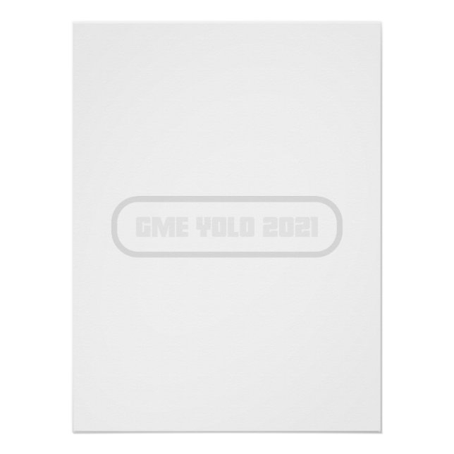 Póster Apes Together Strong | GME Shirt Meme (Anverso)