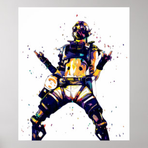 Póster Apex Legends Octane pop art