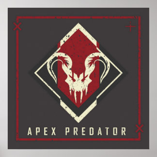Póster Apex Predator Achievage Badge