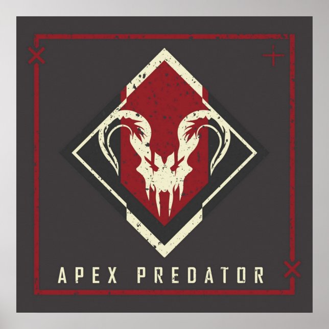Póster Apex Predator Achievage Badge (Frente)