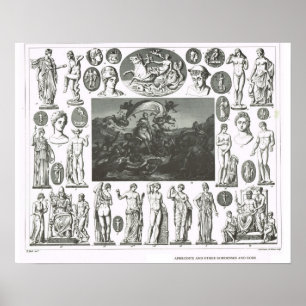 Póster Aphrodite and other gods and goddesses