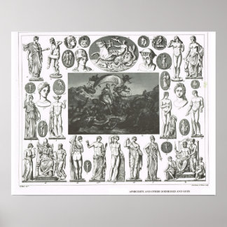 Póster Aphrodite and other gods and goddesses