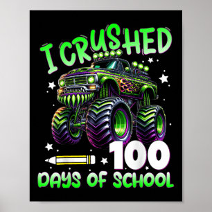 Póster Aplasté 100 Días De Camión Escolar 100 Días De Sc