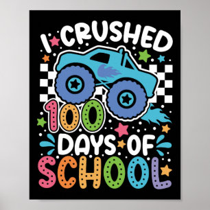 Póster Aplasté 100 Días De Construcción Escolar.