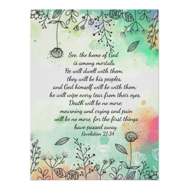 Póster Apocalipsis 21:34 (Anverso)