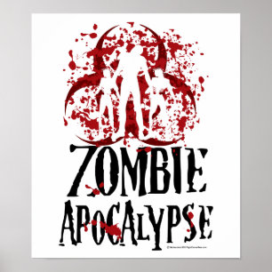 Póster Apocalipsis zombie