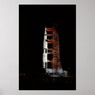 Póster Apollo 13 en la plataforma de lanzamiento