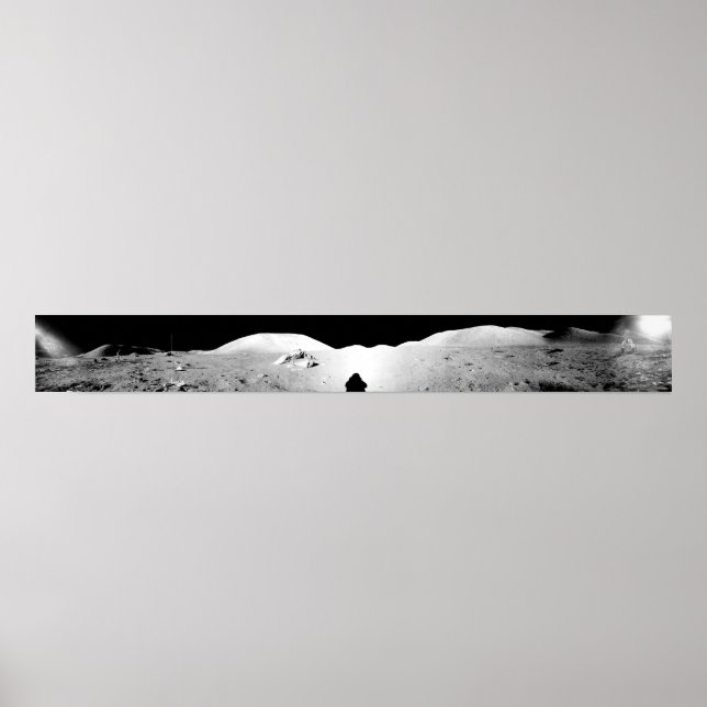 Póster Apollo 17 assembled panorama 2 (Frente)