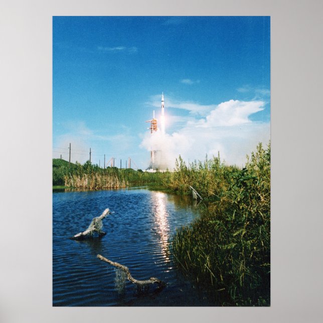 Póster Apollo Launch (Proyecto de Prueba Apolo-Soyuz) (Frente)