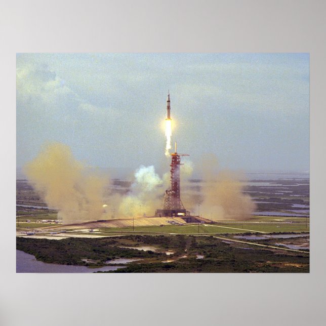 Póster Apollo Launch (Proyecto de Prueba Apolo-Soyuz) (Frente)