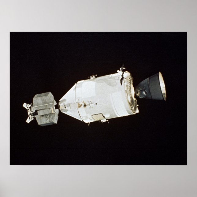 Póster Apollo Spacecraft (Proyecto de Pruebas Apolo-Soyuz (Frente)