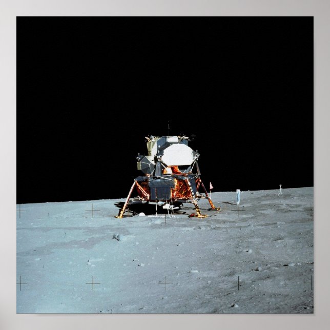 Póster Apolo 11 Módulo lunar "Águila" (Frente)