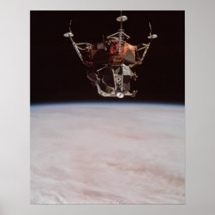 Póster Apolo 9 Módulo lunar "Spider"