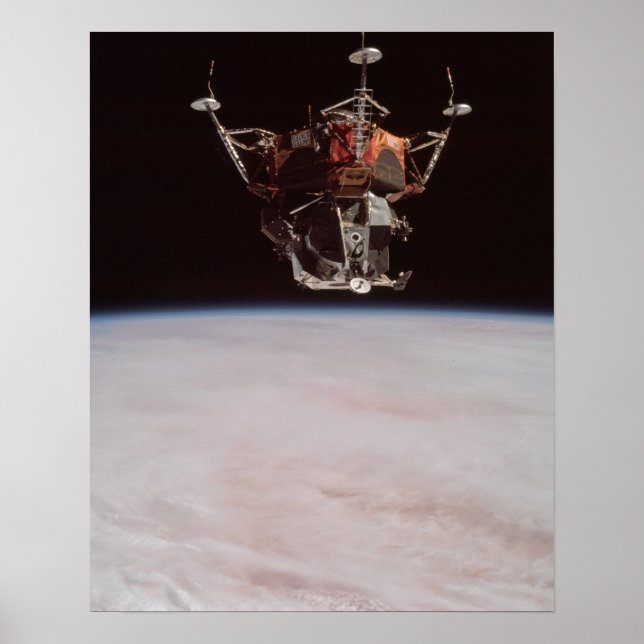 Póster Apolo 9 Módulo lunar "Spider" (Frente)