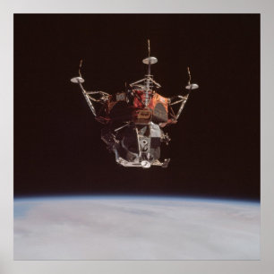 Póster Apolo 9 Módulo lunar "Spider"