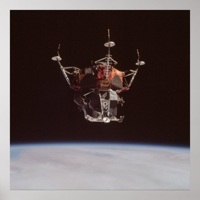 Póster Apolo 9 Módulo lunar "Spider" (Frente)