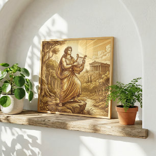 Póster Apolo Mitología Griega