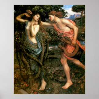 Póster Apolo y Daphne