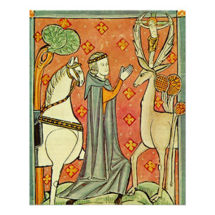 Póster Apóstol de San Eustaquio de las Ardenas