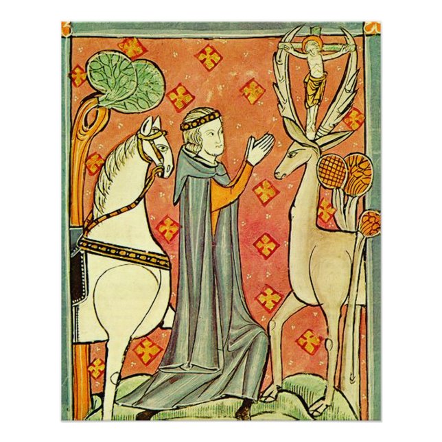 Póster Apóstol de San Eustaquio de las Ardenas (Anverso)