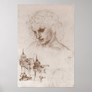 Póster Apóstol Santiago Castillo Sforza, Leonardo da Vinc