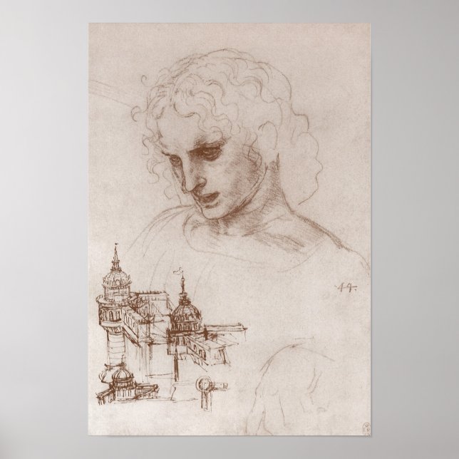 Póster Apóstol Santiago Castillo Sforza, Leonardo da Vinc (Frente)