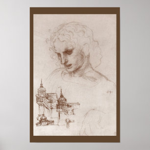 Póster Apóstol Santiago Castillo Sforza, Leonardo da Vinc
