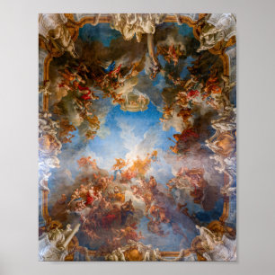 Póster Apoteosis de Hércules en Chateau de Versalles