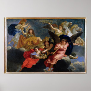 Póster Apoteosis de rey Louis XIV de Francia