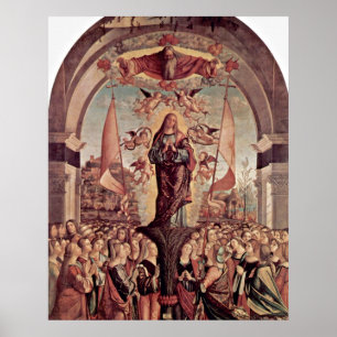 Póster Apoteosis de Santa Ursula de Vittore Carpaccio