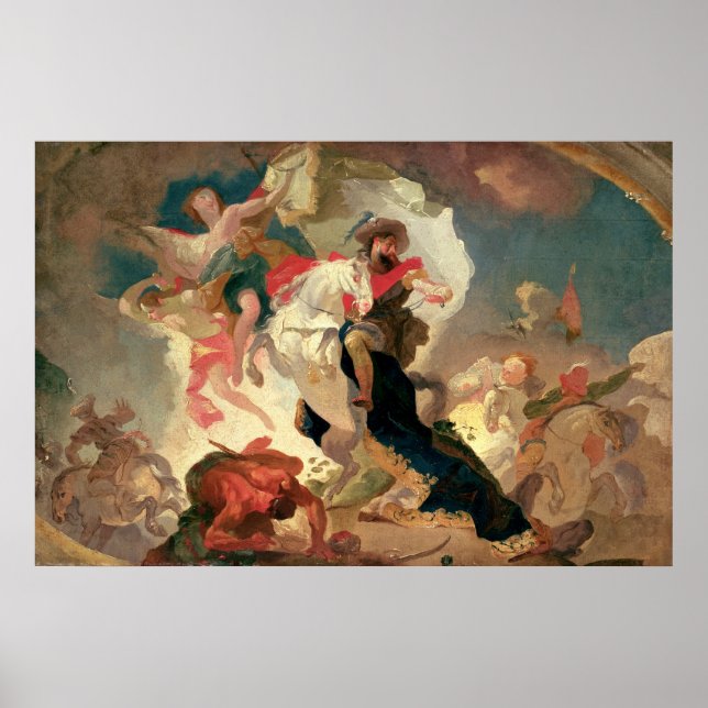 Póster Apoteosis de Santiago el Grande (Frente)