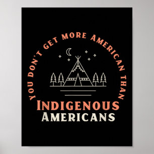 Póster Apoya a los nativos americanos – Pro-democracia