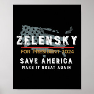 Póster Apoya a Ukr y a Zelensky No Todos los Héroes Usan