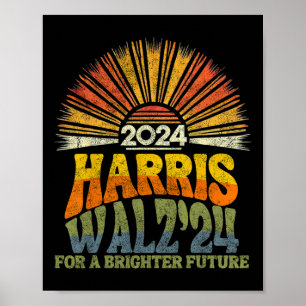 Póster Apoya Harris Waltz 2024 Harris Waltz Para Un Brigh
