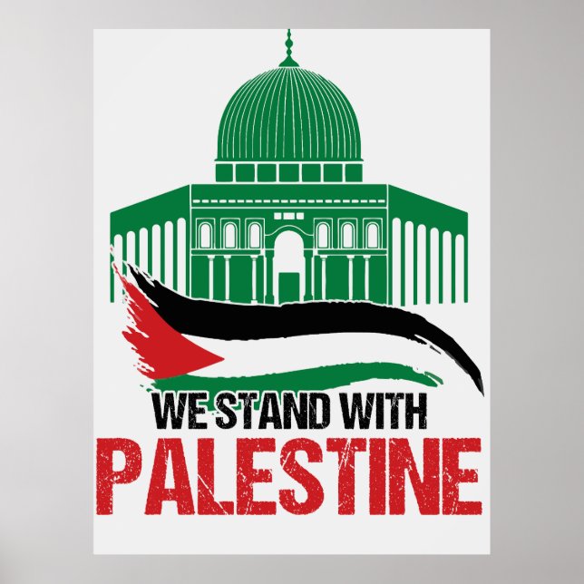 Póster Apoyamos a Palestina (Frente)