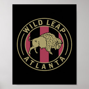 Póster Apoyando a The Five Stripes Atlanta Soccer