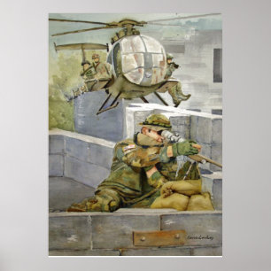 Póster Apoyar a nuestras tropas Fuerzas Especiales Poster