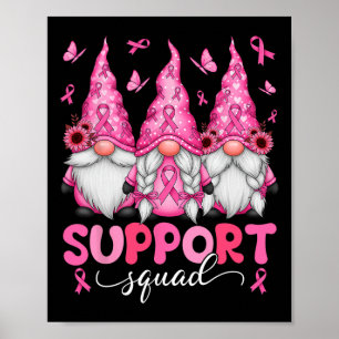 Póster Apoyar a Squad Gnomes Sensibilización sobre el Cán