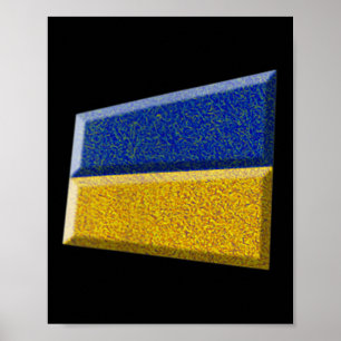 Póster Apoyar a Ucrania, protestar contra la guerra, dete