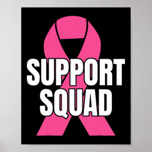 Póster Apoyar El Cáncer De Mama Escuadrón - En Octubre Us